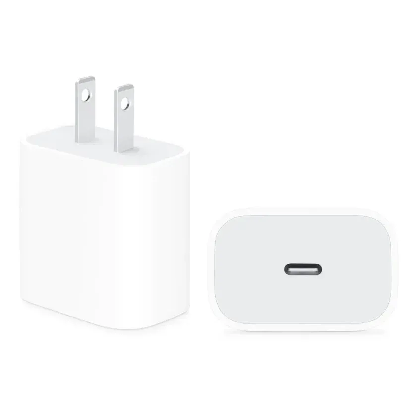 Cargador de pared Apple USB-C 20W - Blanco- Tipo Original