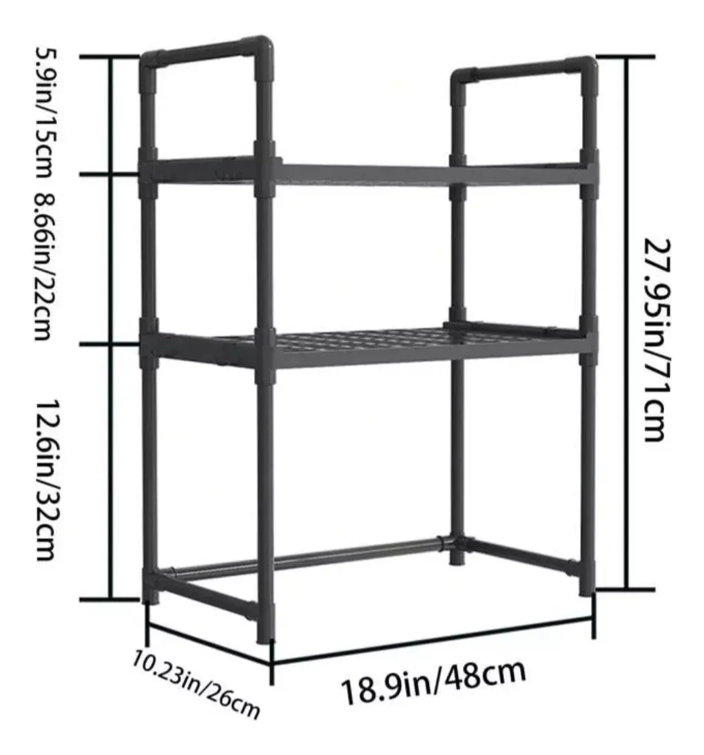 Organizador De Cocina Repisa Para El Horno 3 Niveles