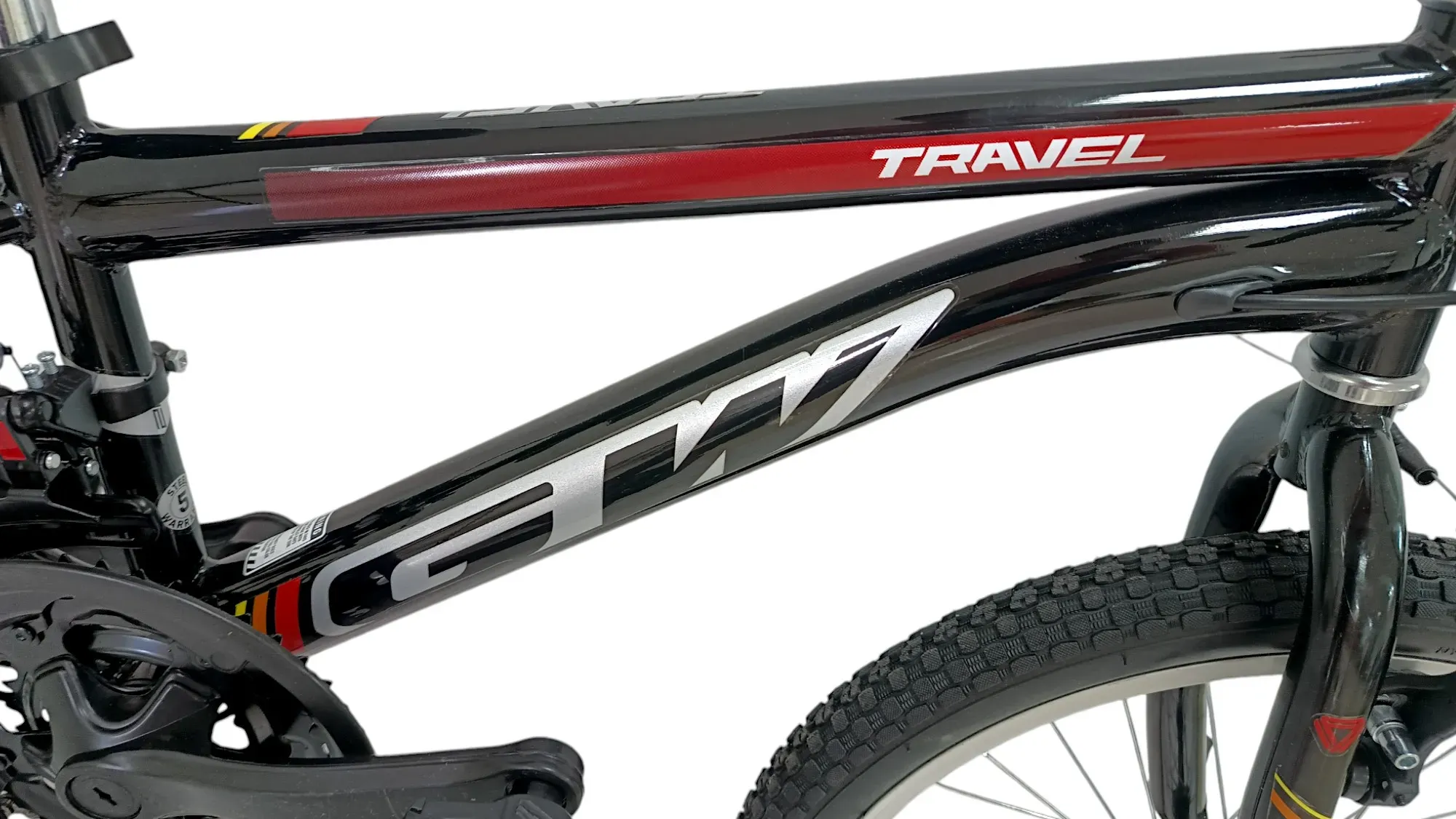 Bicicleta 20 Mtb Travel Gw 6v Negra