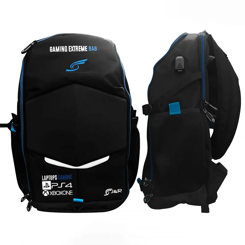 Mochila Gamer MHJR-009 (Con Puerto USB y Espacio Para Pawer Bank)