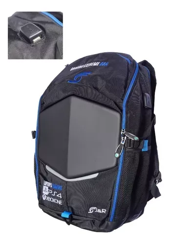 Mochila Gamer MHJR-009 (Con Puerto USB y Espacio Para Pawer Bank)