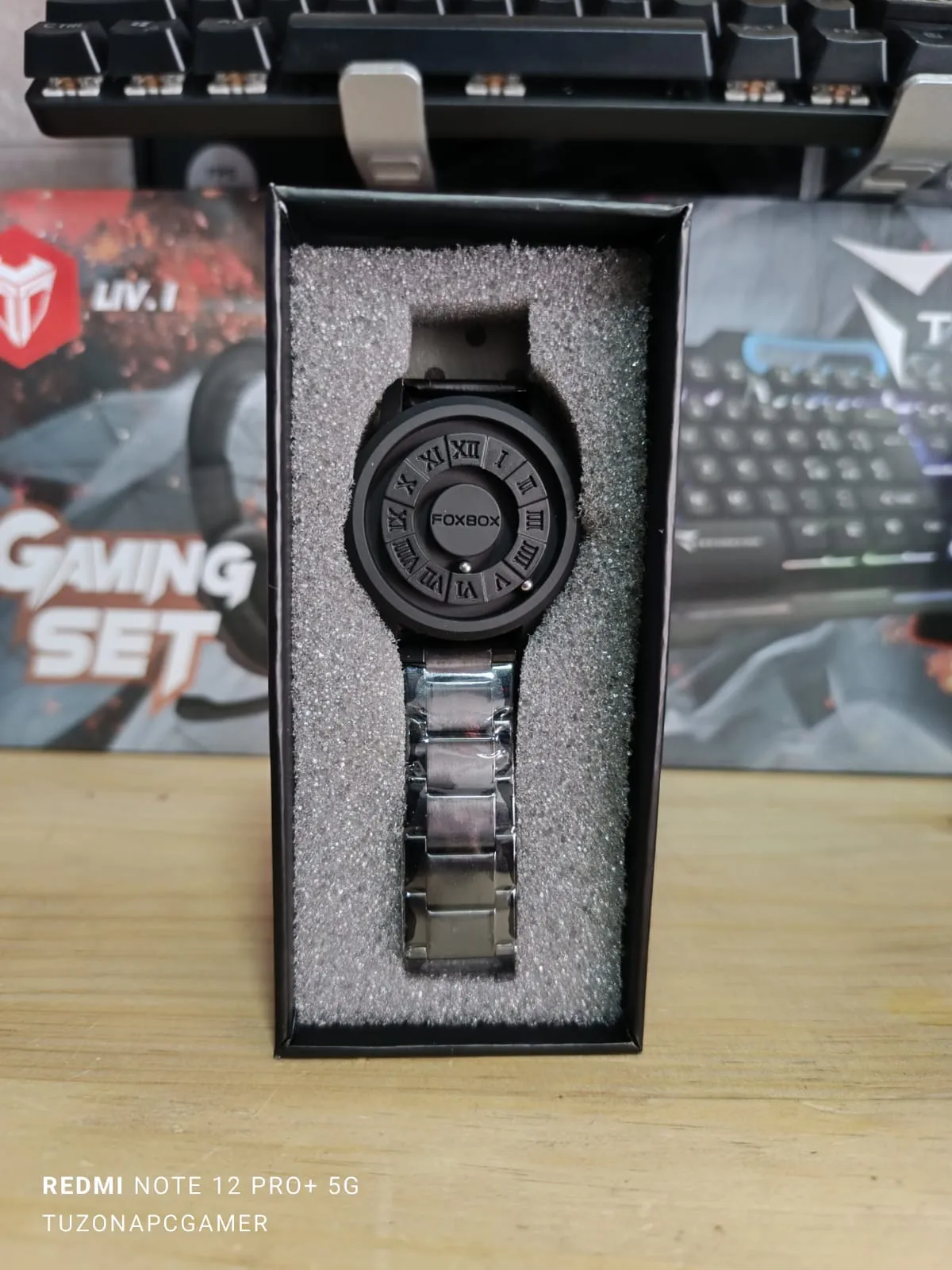 Reloj Foxbox Original Magnetico Pulso Acero 