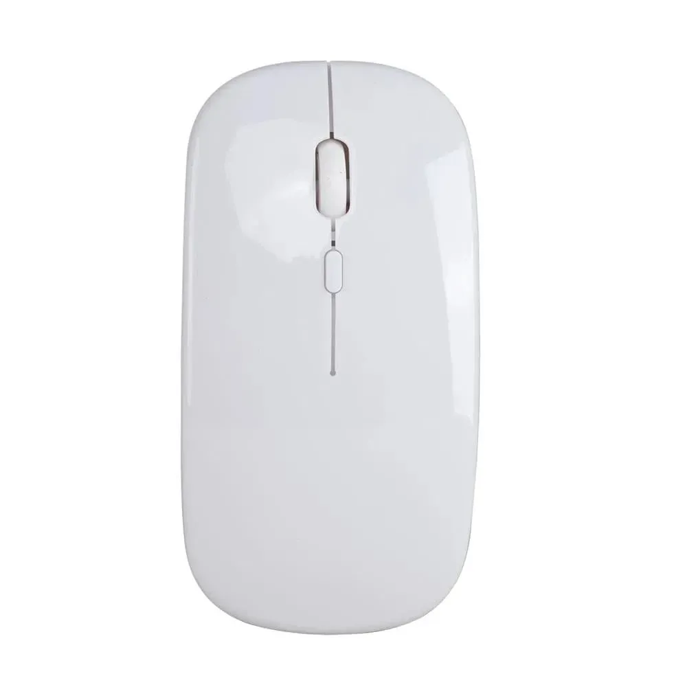 Mouse Recargable Dual Bluetooth 5.1 + Wireless 2.4 GHz - BLANCO