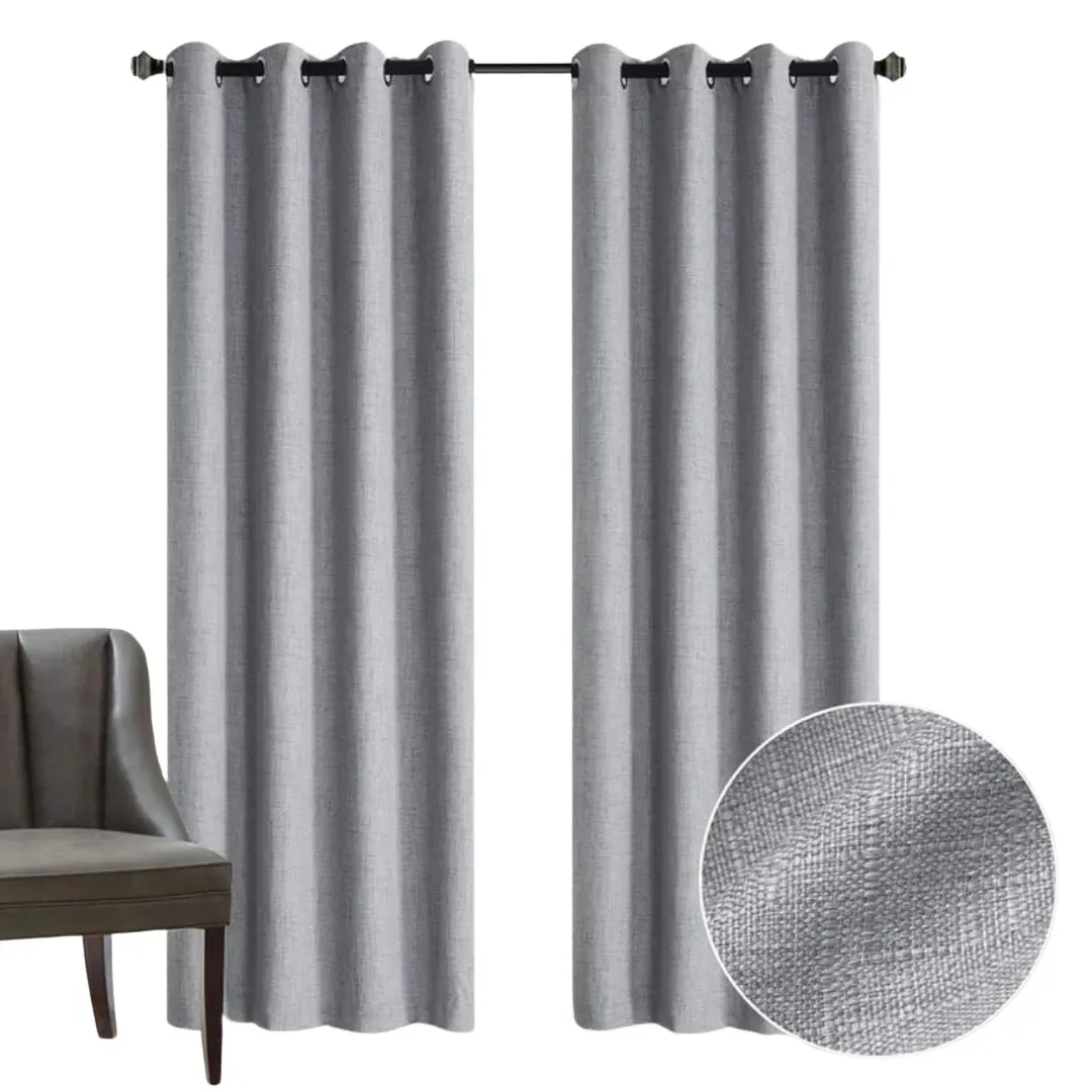 Cortina 100% Blackout  Set 2  270x200 - Gris