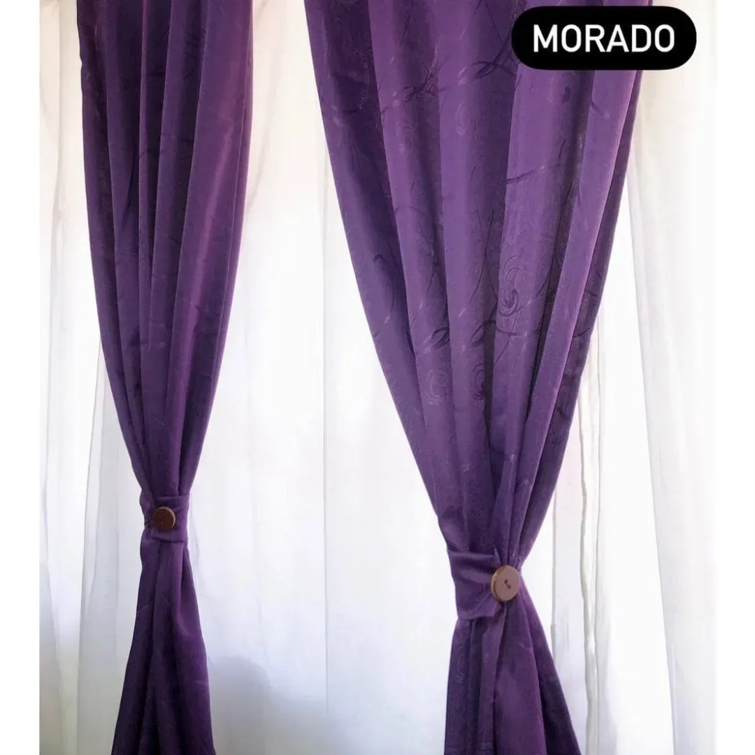 Cortina Jacquard Morado 280cm*200cm