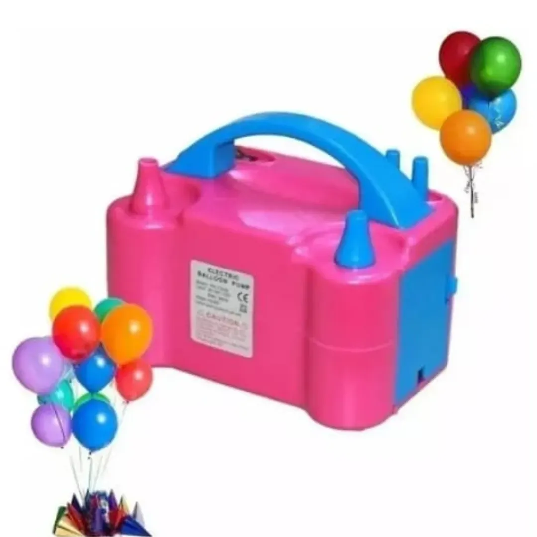 Inflador De Globos Electrico Con Doble Boquilla 600w