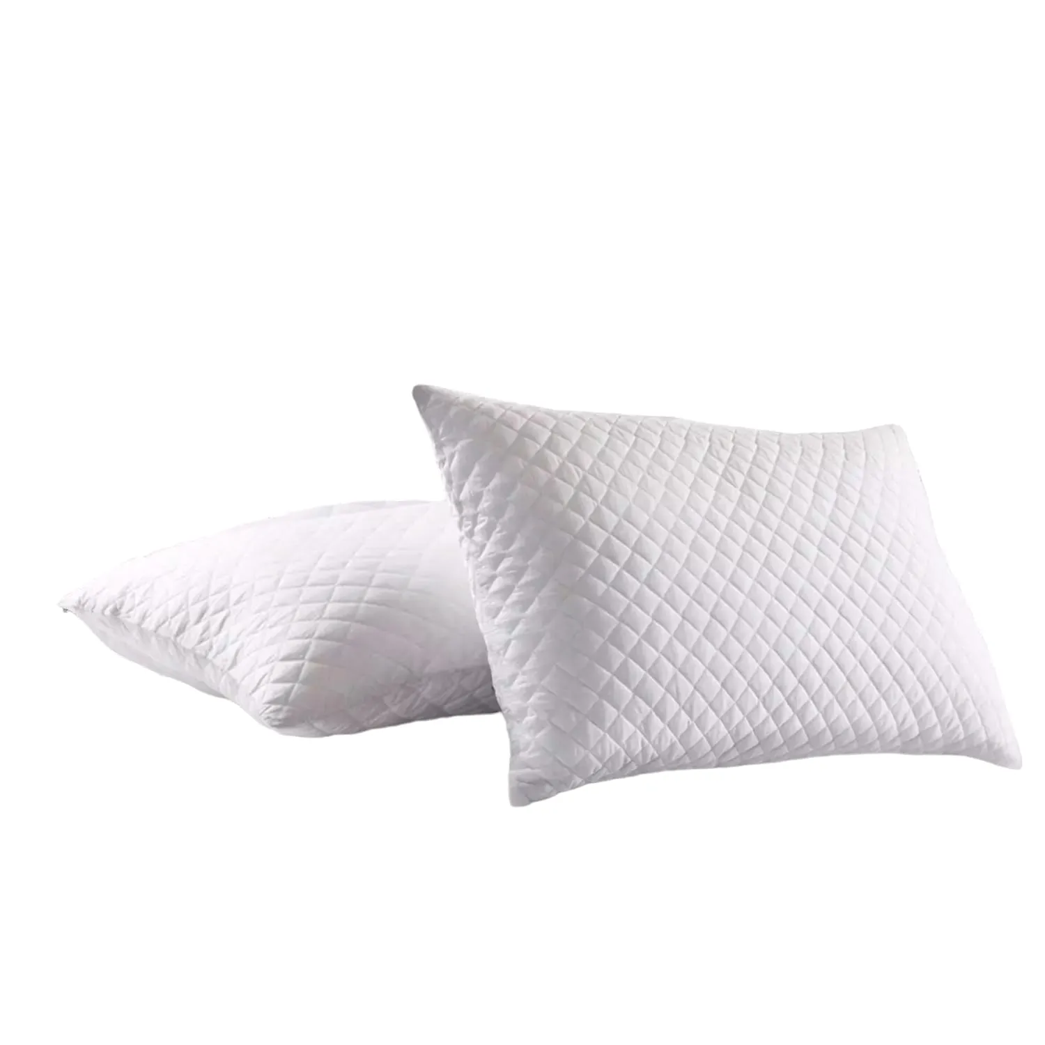 Set *2 Protectores De Almohadas Acolchada Blanco 50 cm*90 cm