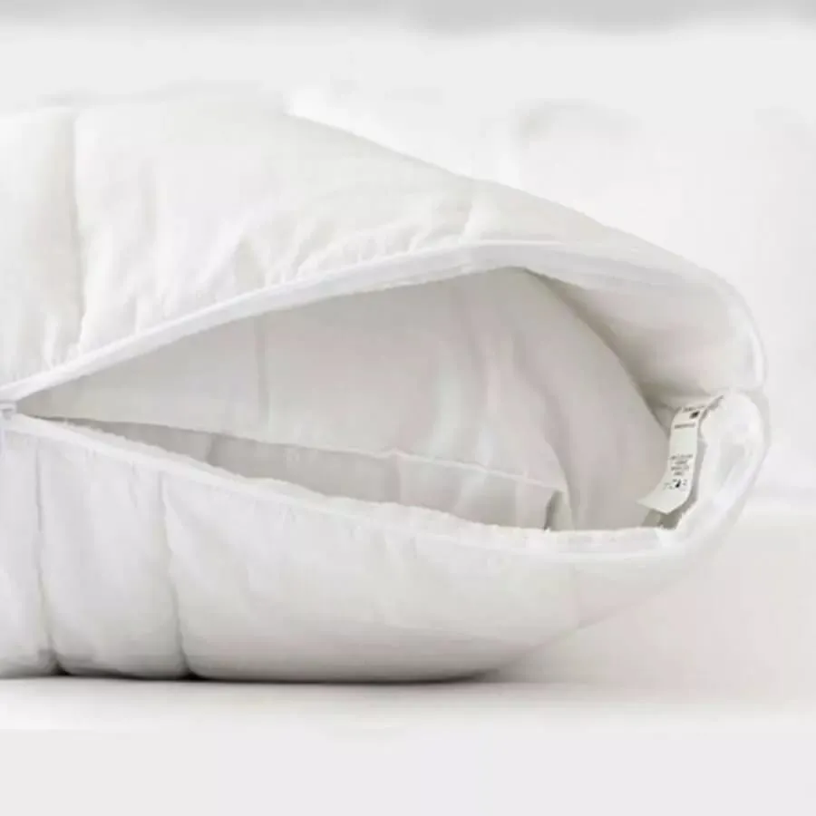 Set *2 Protectores De Almohadas Acolchada Blanco 50 cm*90 cm