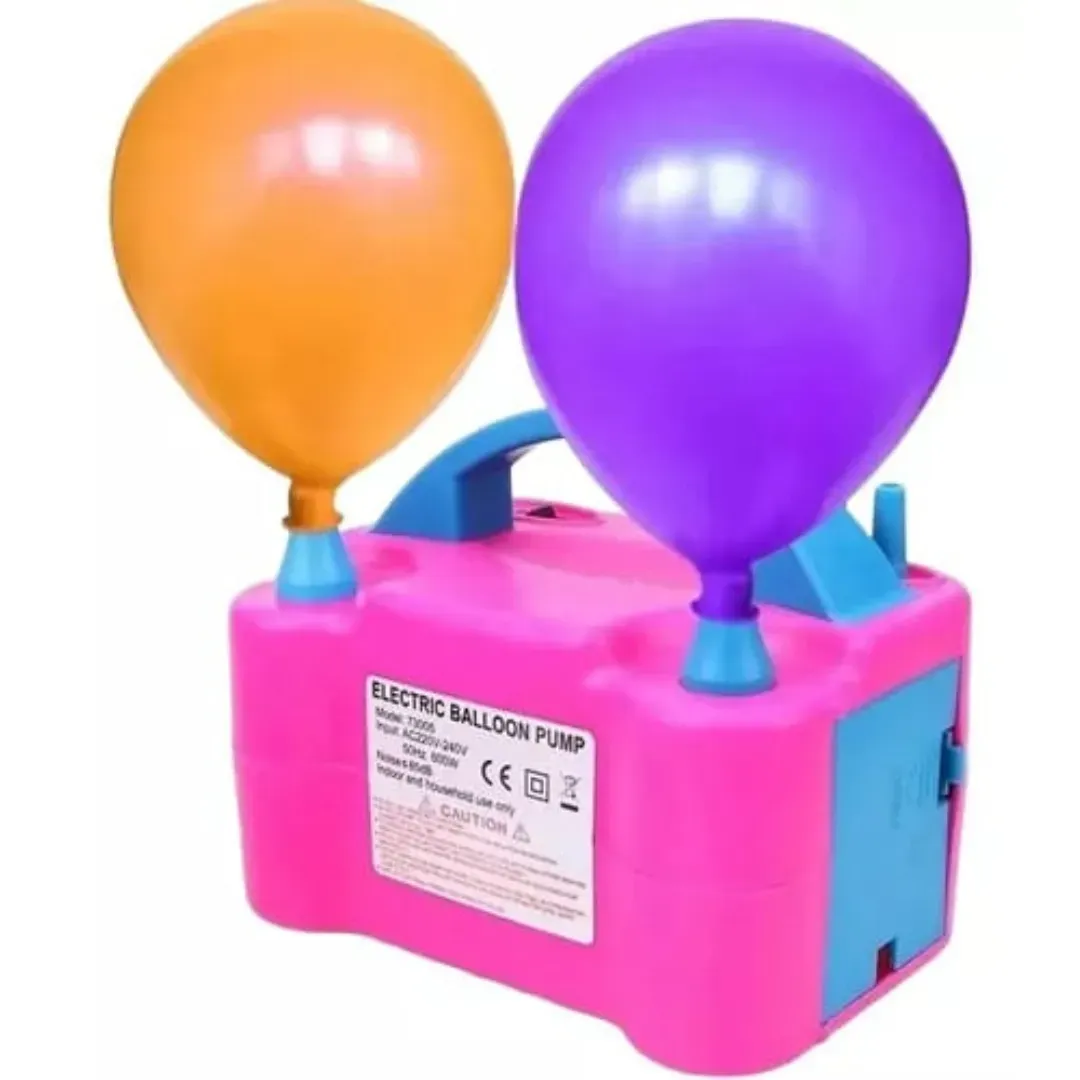 Inflador De Globos Electrico Con Doble Boquilla 600w