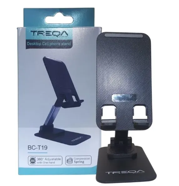 Base Metálica Para Teléfono Con Altura Ajustable BC-T19