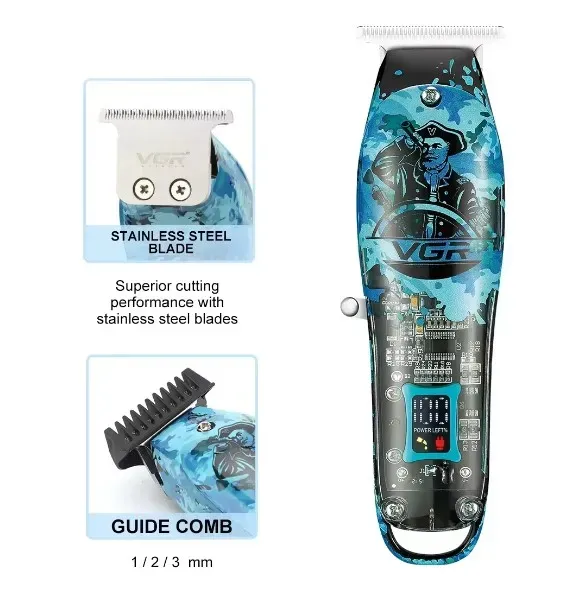 Maquina Para Cortar Cabello VGR V-923