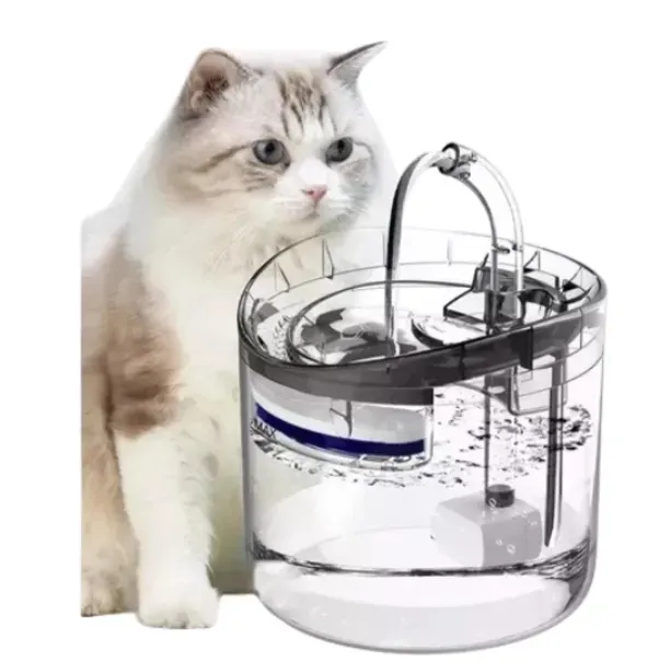 Fuente De Agua Para Gatos Con Sensor