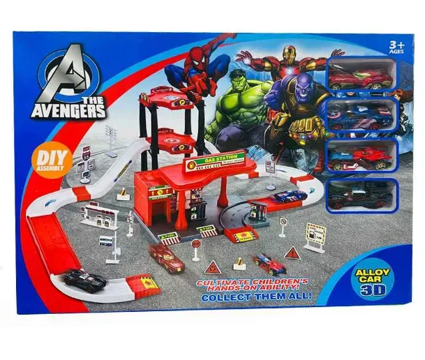 Set De Pista De Carros De Los Avengers 