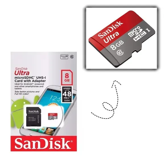 Memoria Micro Sandisk 8GB