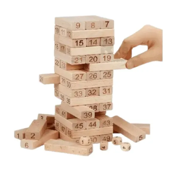 Juego De Jenga De Madera