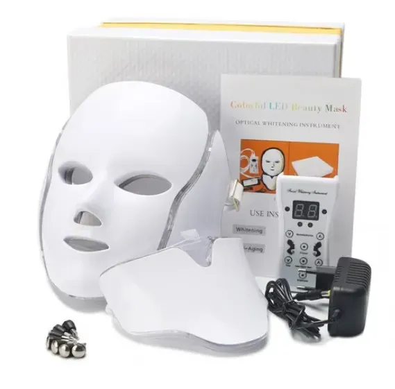 Mascarilla Facial Led Para Rejuvenecimiento De Piel