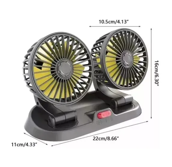 Ventilador Doble Portátil HY-104A