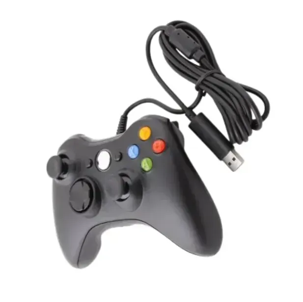 Control Xbox 360 Alámbrico Microsoft Para PC Y Consola