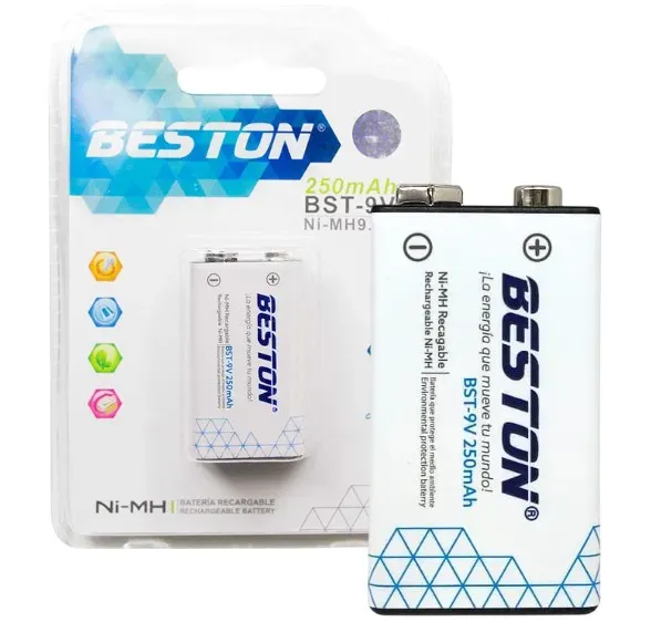 Batería Recargable BESTON BST-9V 250mAh 