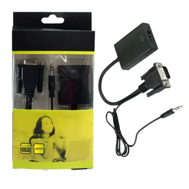 Adaptador Convertidor HDMI A VGA