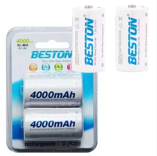 Batería Recargable Beston X 2 BST-Tipo D R20