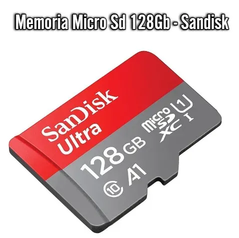 Memoria Micro Sd 128Gb - San Disk :Tu Compañero Digital Almacenamiento Versátil para Smartphones