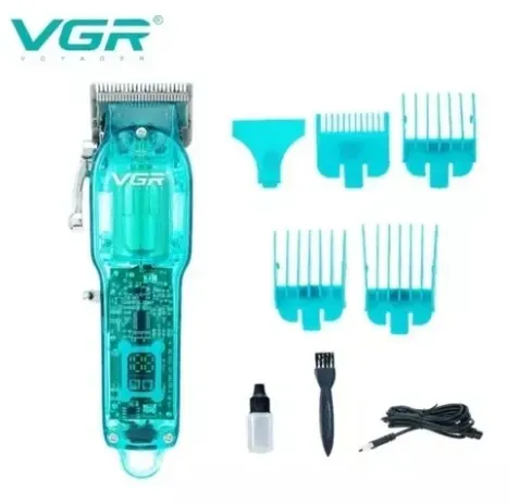 Maquina Corta Pelo Vgr V-660 Peluquera Profesional:Accesorios Versátiles