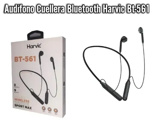 Audífono Cuellera Bluetooth Harvic Bt-561 :Perfectos para Amantes de la Música y Deportistas