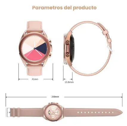 Smartwatch Mobulaa SK8 / Oro Rosa:Tecnología de Punta a Tu Alcance