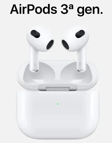 AirPods 3ª Generación + Cargador 20W: El Super Combo para Potenciar tu Sonido y Carga