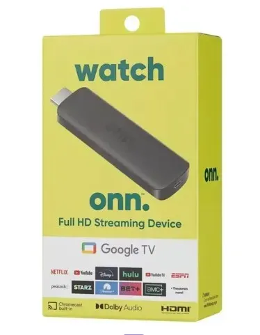 Convertidor Smar Google Tv Onn Watch Full Hd Control Voz :Tu Ventana al Entretenimiento