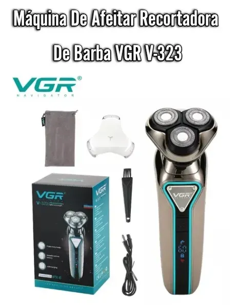 Máquina De Afeitar Recortadora De Barba VGR V-323: Define tu Look con Precisión