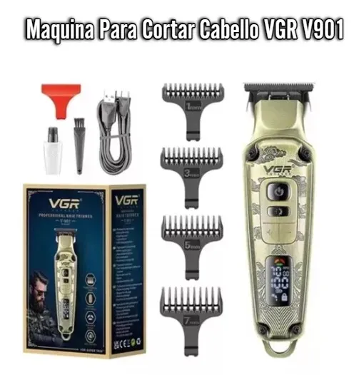 Maquina Para Cortar Cabello VGR V901:Logra el Estilo Perfecto