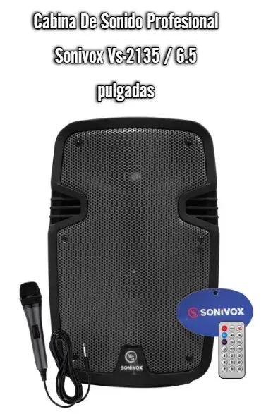  Cabina De Sonido Sonivox Vs-2135: Disfruta de Horas de Música 