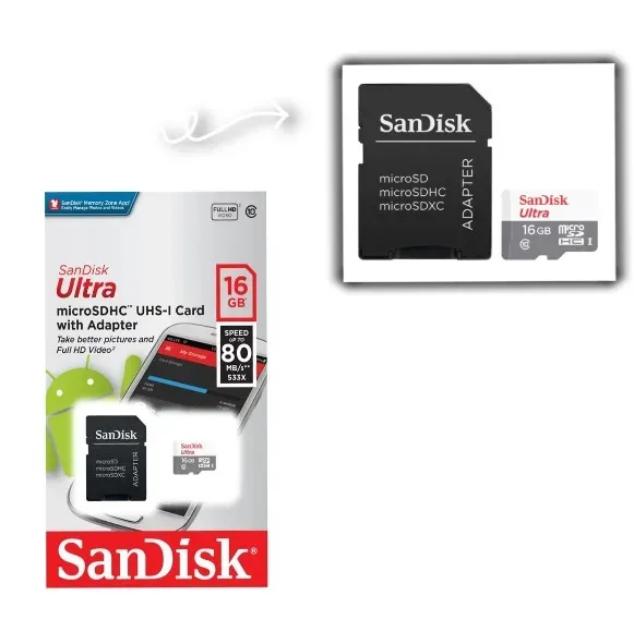 Memoria Micro Sandisk 16GB