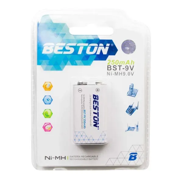 Batería Recargable BESTON BST-9V 250mAh 