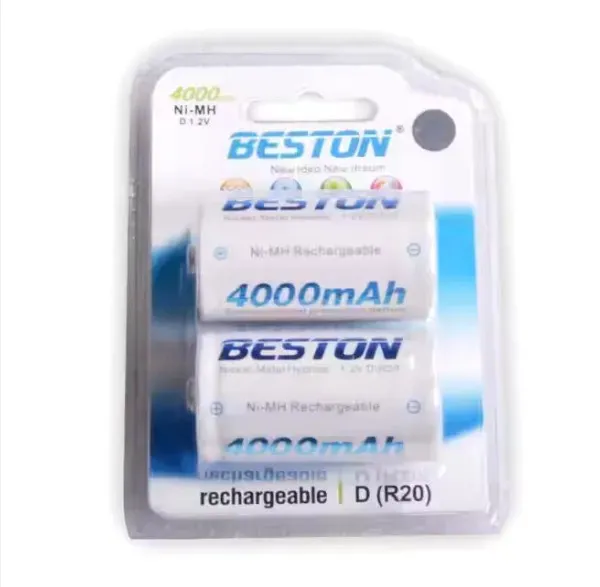 Batería Recargable Beston X 2 BST-Tipo D R20