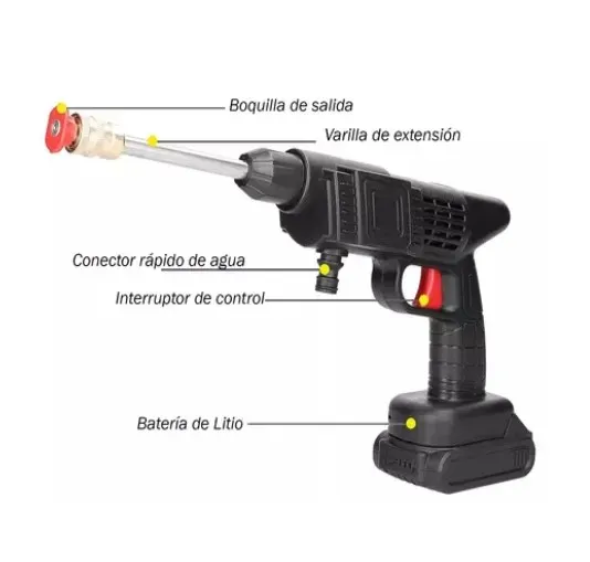 Hidrolavadora Portátil 48V Para Una Limpieza Efectiva