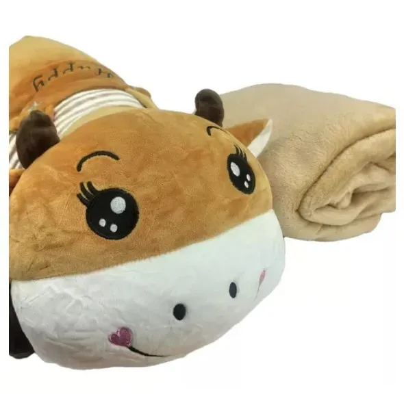 Peluche De Vaca Con Cobija Suave