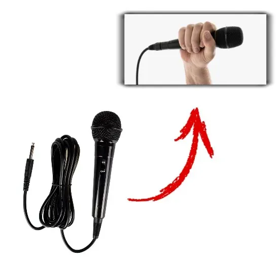 Micrófono Con Cable YS-01: Ideal Para Conferencias, Presentaciones Y Karaoke