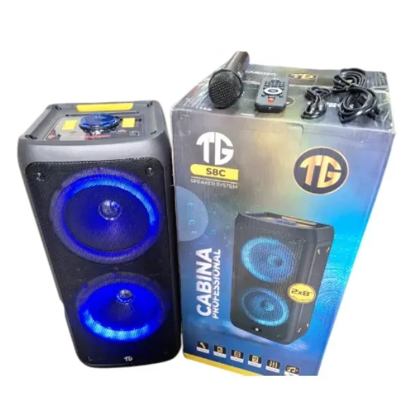 Cabina De Sonido TG S8C 8 Pulgadas 