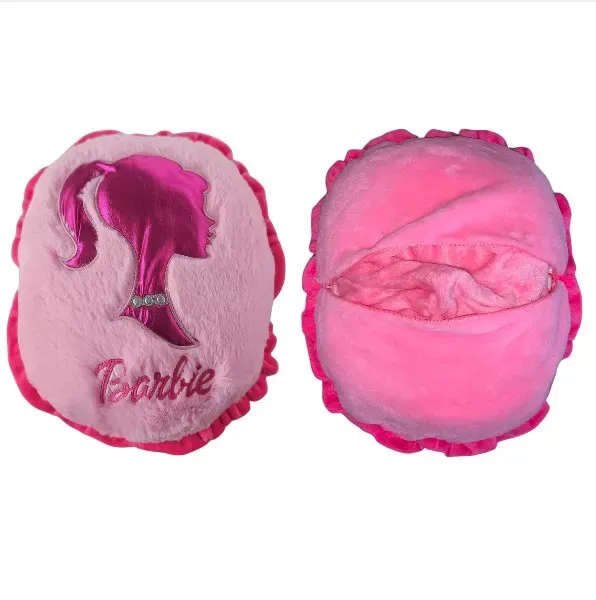 Peluche Barbie Con Cobija Suave Y Acogedora