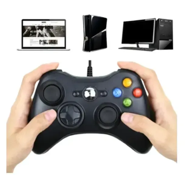 Control Xbox 360 Alámbrico Microsoft Para PC Y Consola