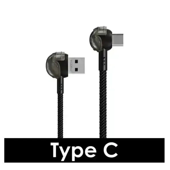 Cable USB-Lightning Treqa 5.1A Con Diseño En L