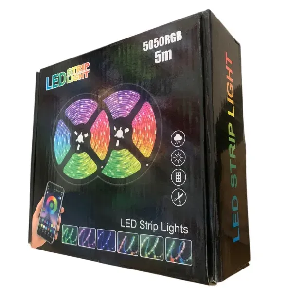 Cinta Luces LED 5M Con Adhesivo 5V + App