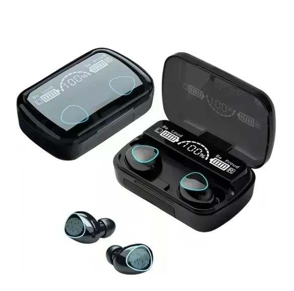 Audífonos in-ear inalámbricos Bluetooth M10 negro