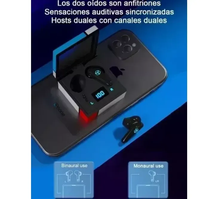 Audífonos Inalámbricos Bluetooth K66 Cubo