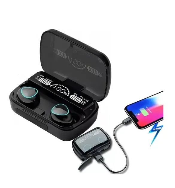 Audífonos in-ear inalámbricos Bluetooth M10 negro