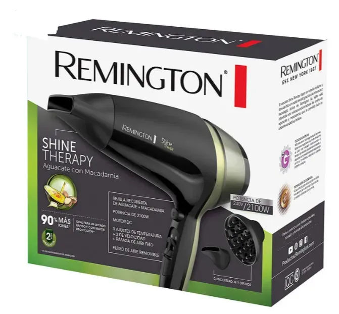 Secador De Cabello Remington Aguacate Y Macadamia D13A Original