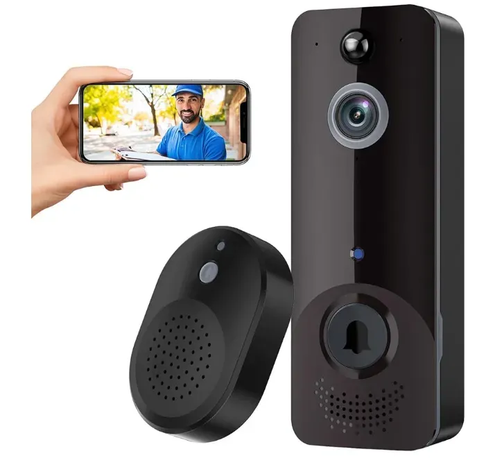 Timbre De Video Timbre Wi-Fi Inteligente HD Cámara Seguridad WiFi Video Doorbell